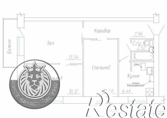 Купить квартиру за 1 900 000 рублей на Колхозный пер