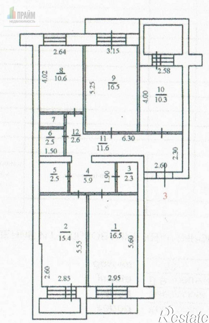 4-комн квартира ул. Веры Волошиной,30