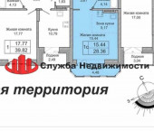1-комн, 29 кв м, этаж 11/17 ул. Кирова,236