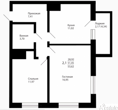 Продажа 2-комн квартиры Рауиса Гареева, дом 107 Рябина