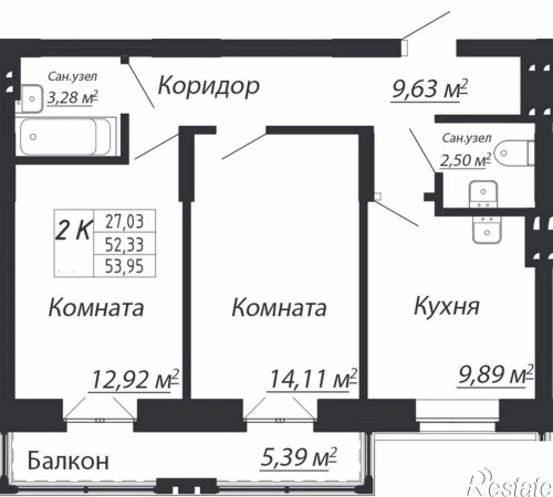 Продажа 2-комн квартиры ул. Адриена Лежена,26/2