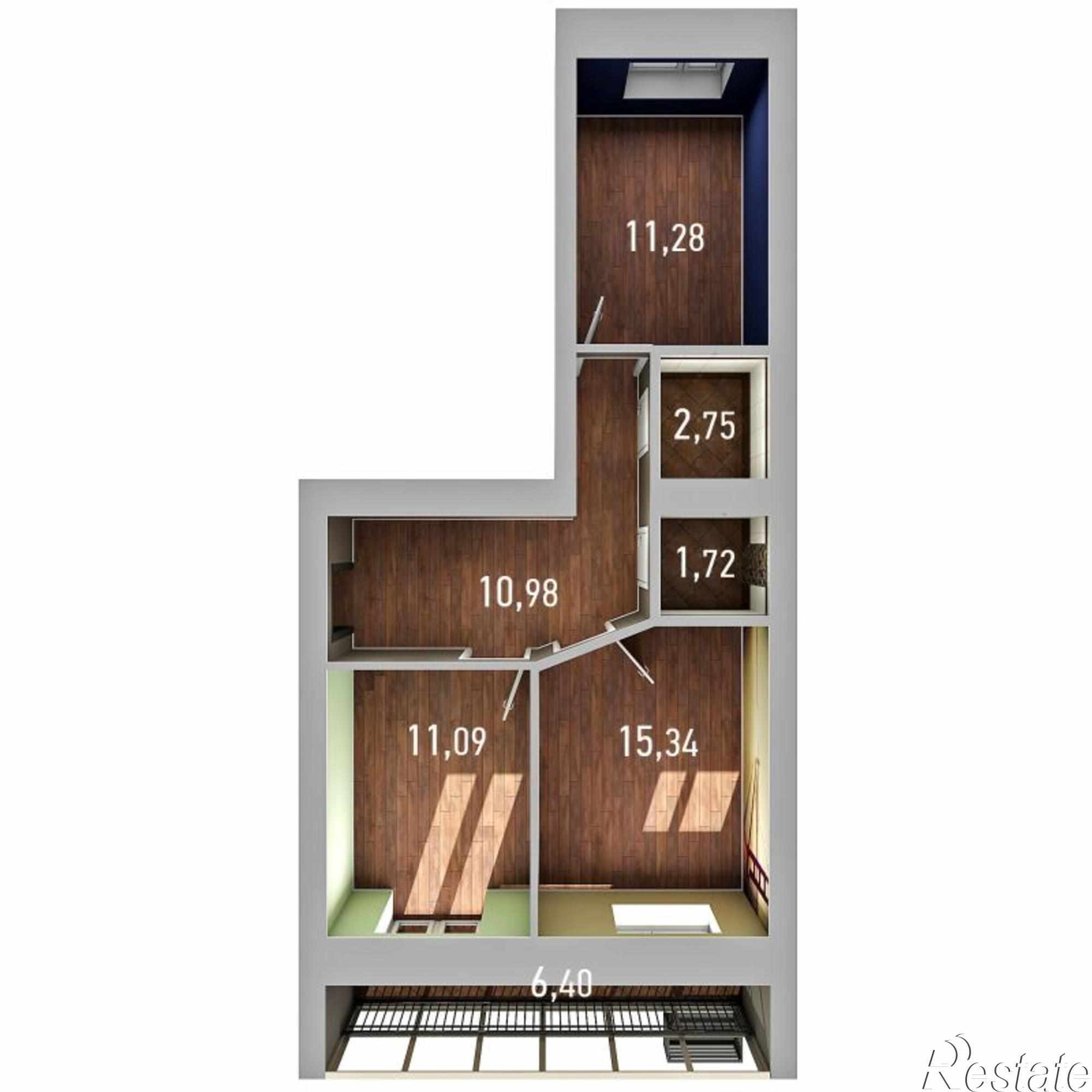 Купить квартиру за 5 230 000 рублей на Октябрьский городок, стр. 5.2