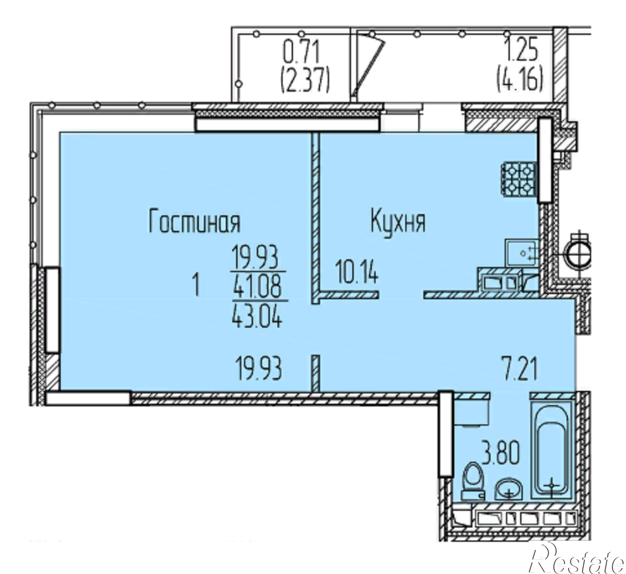 Купить квартиру за 3 658 400 рублей на Рауиса Гареева, дом 80, стр. 7