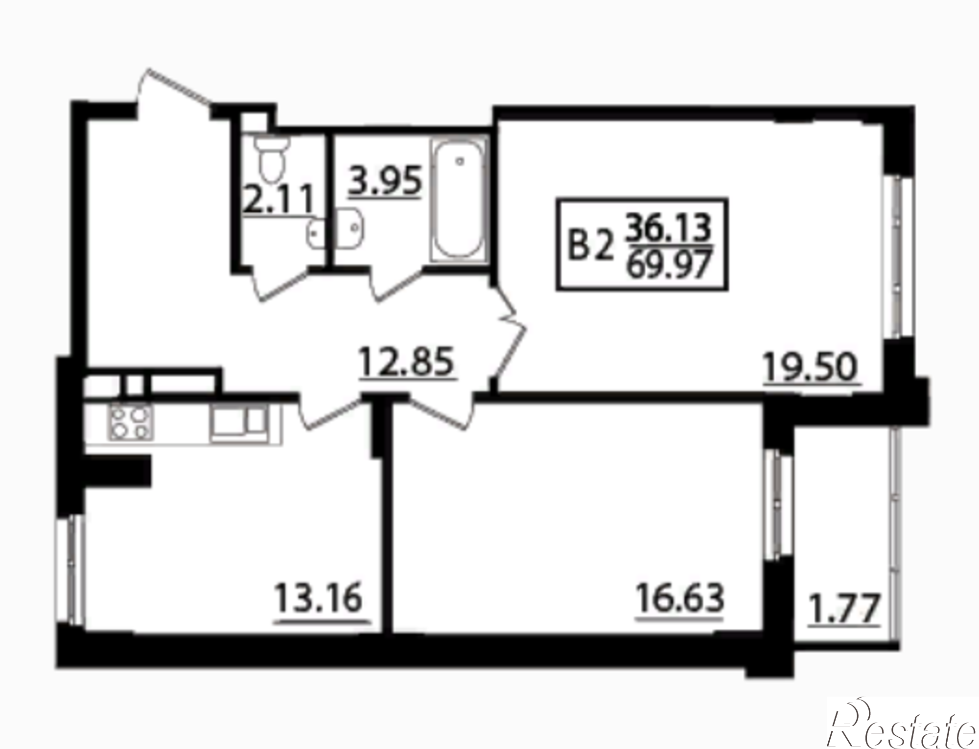 Купить квартиру за 4 527 060 рублей на Дорожная, дом 1.1