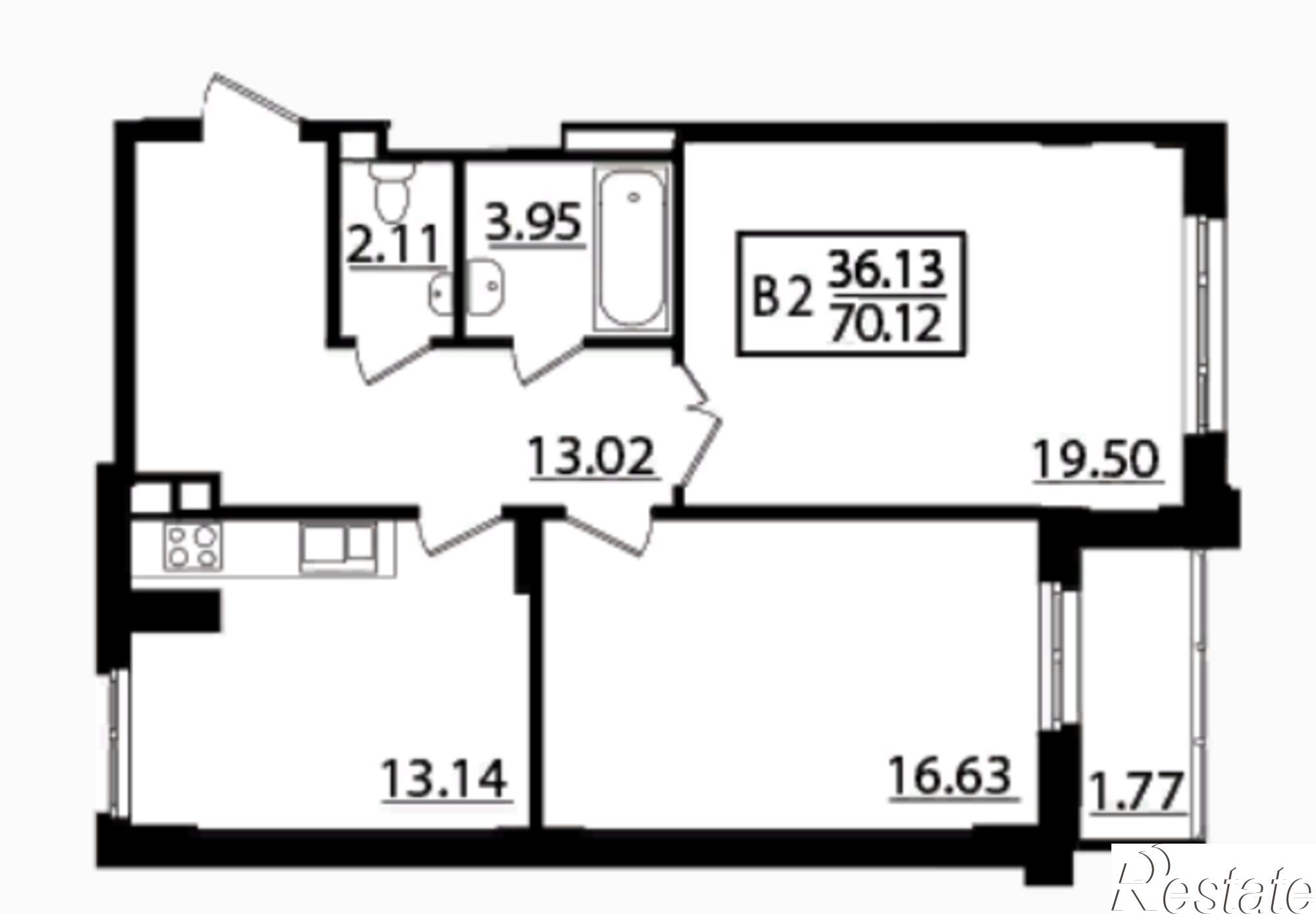 Купить квартиру за 4 403 540 рублей на Дорожная, дом 1.1