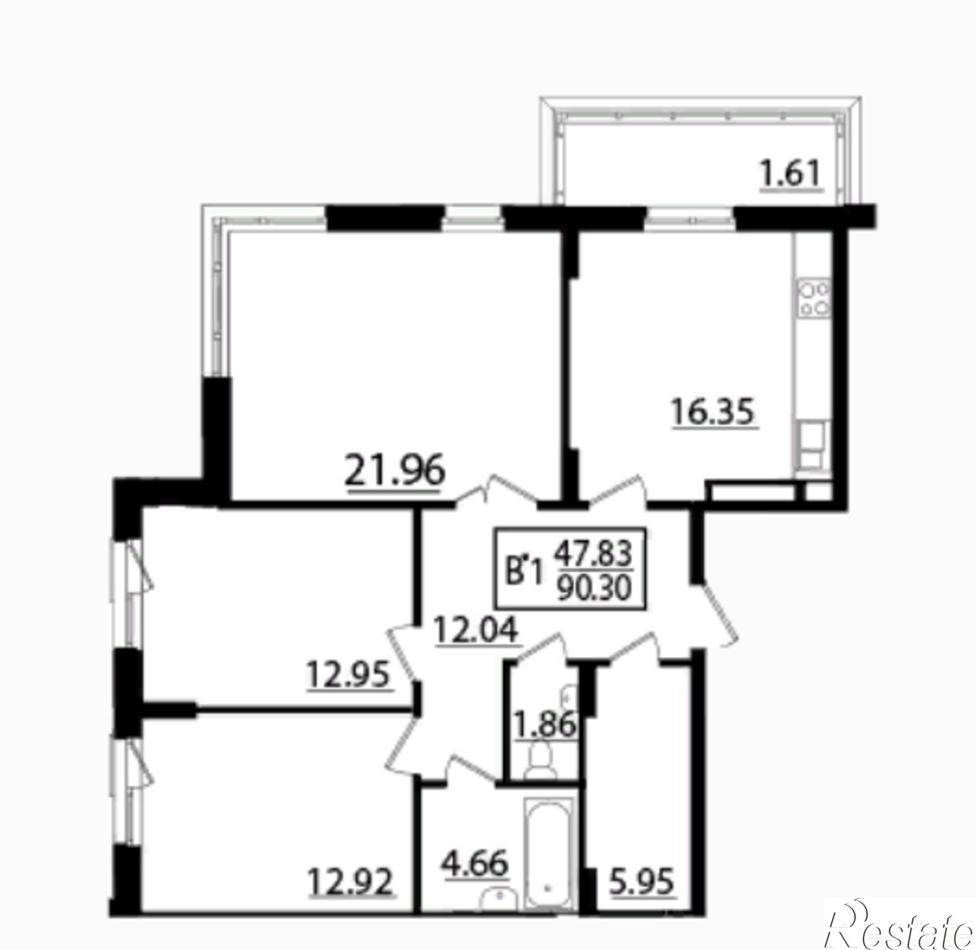 Купить квартиру за 6 393 240 рублей на Дорожная, дом 1.1