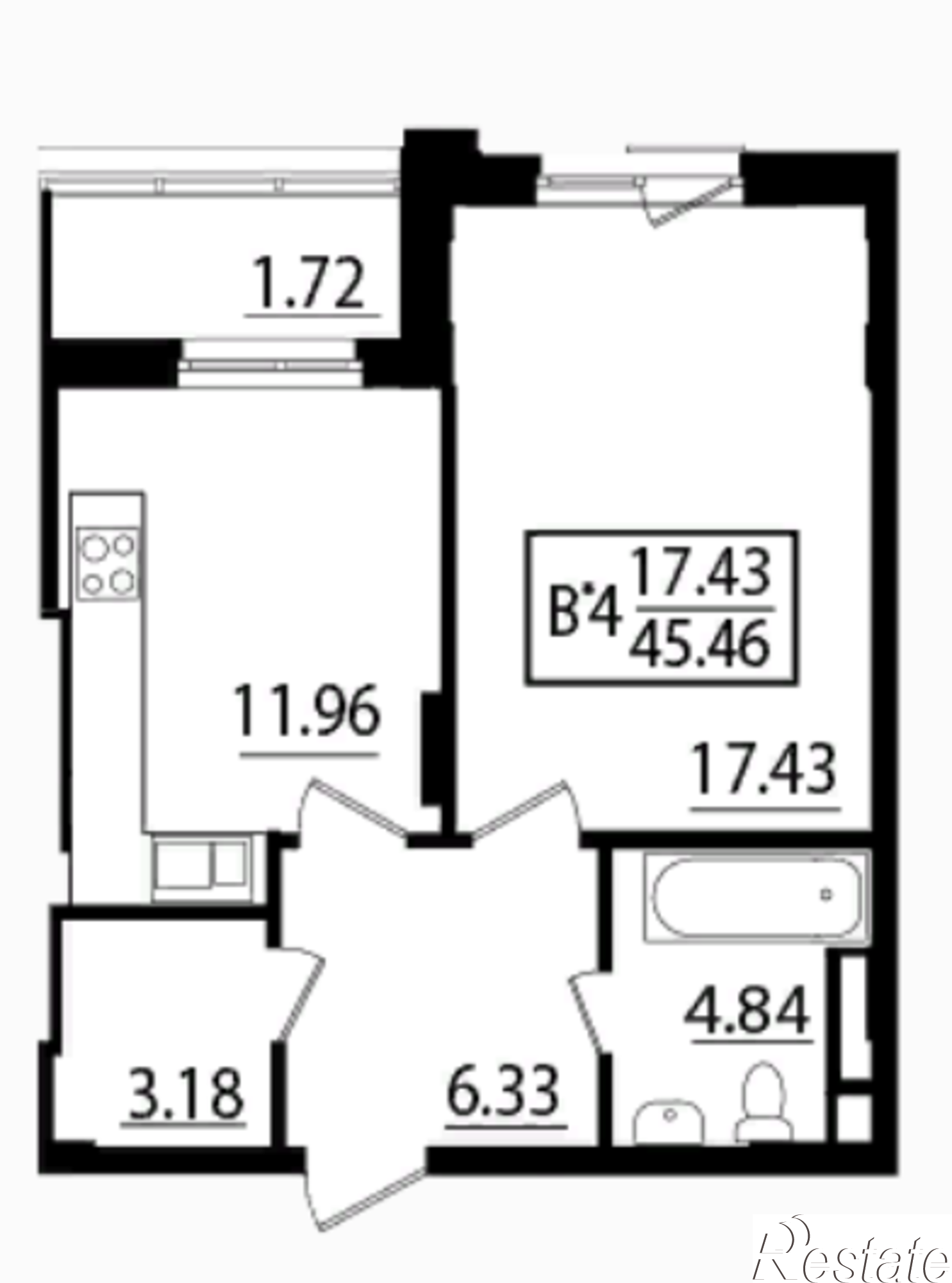Купить квартиру за 2 927 620 рублей на Дорожная, дом 1.1
