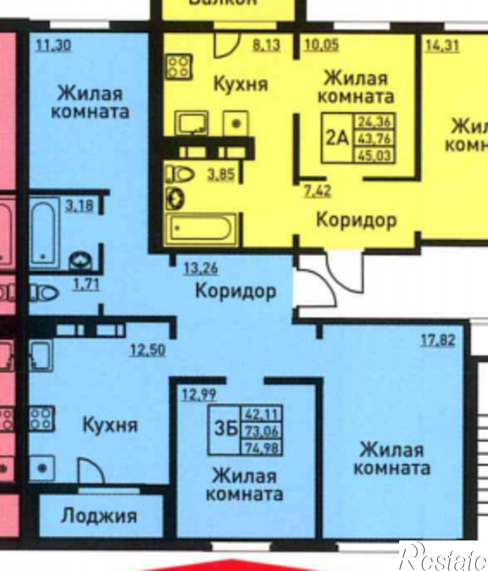 Купить квартиру за 4 198 880 рублей на Натана Рахлина, дом 20-1