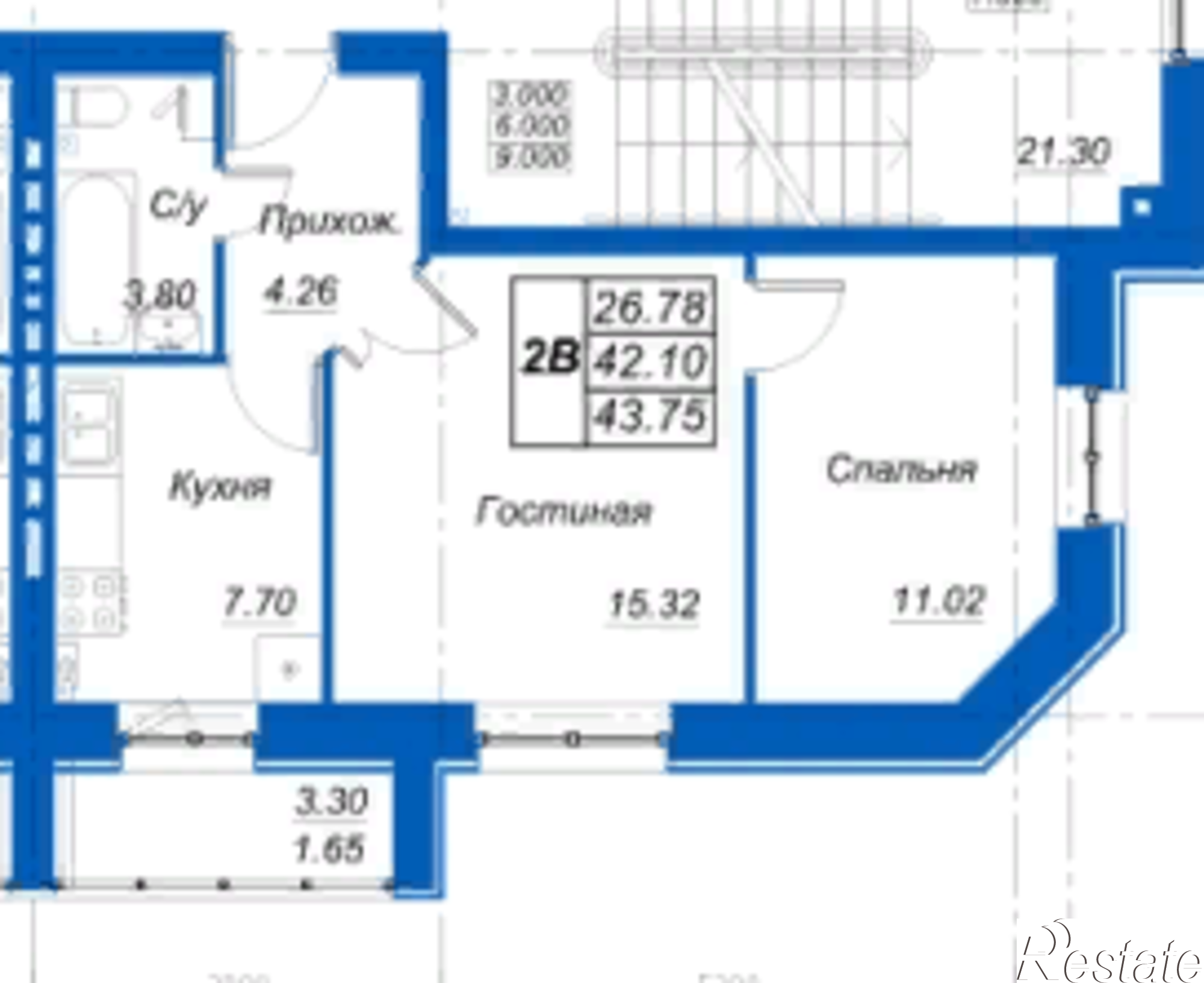 Купить квартиру за 2 012 500 рублей на Куюки, Молодежная, д.21