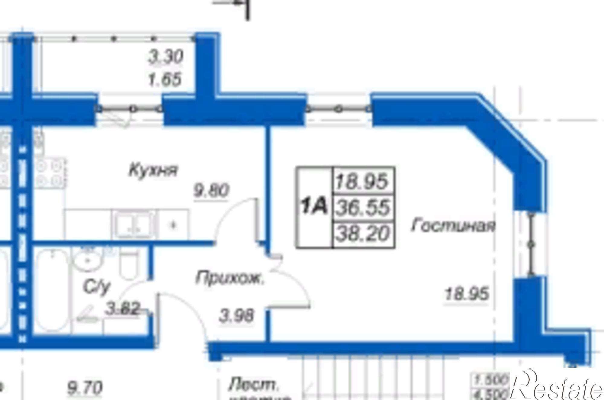 Купить квартиру за 1 757 200 рублей на Куюки, Молодежная, д.23