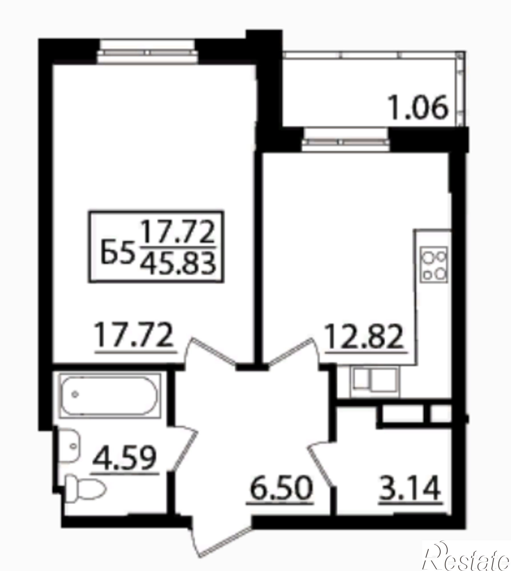 Купить квартиру за 2 956 040 рублей на Дорожная, дом 1.2