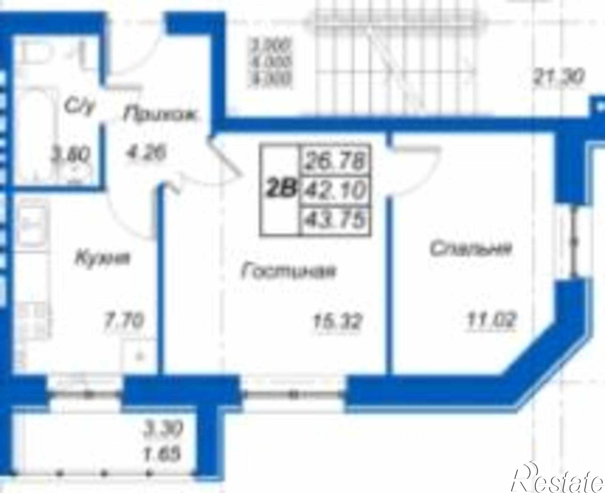 Купить квартиру за 1 925 000 рублей на Куюки, Молодежная, д.25