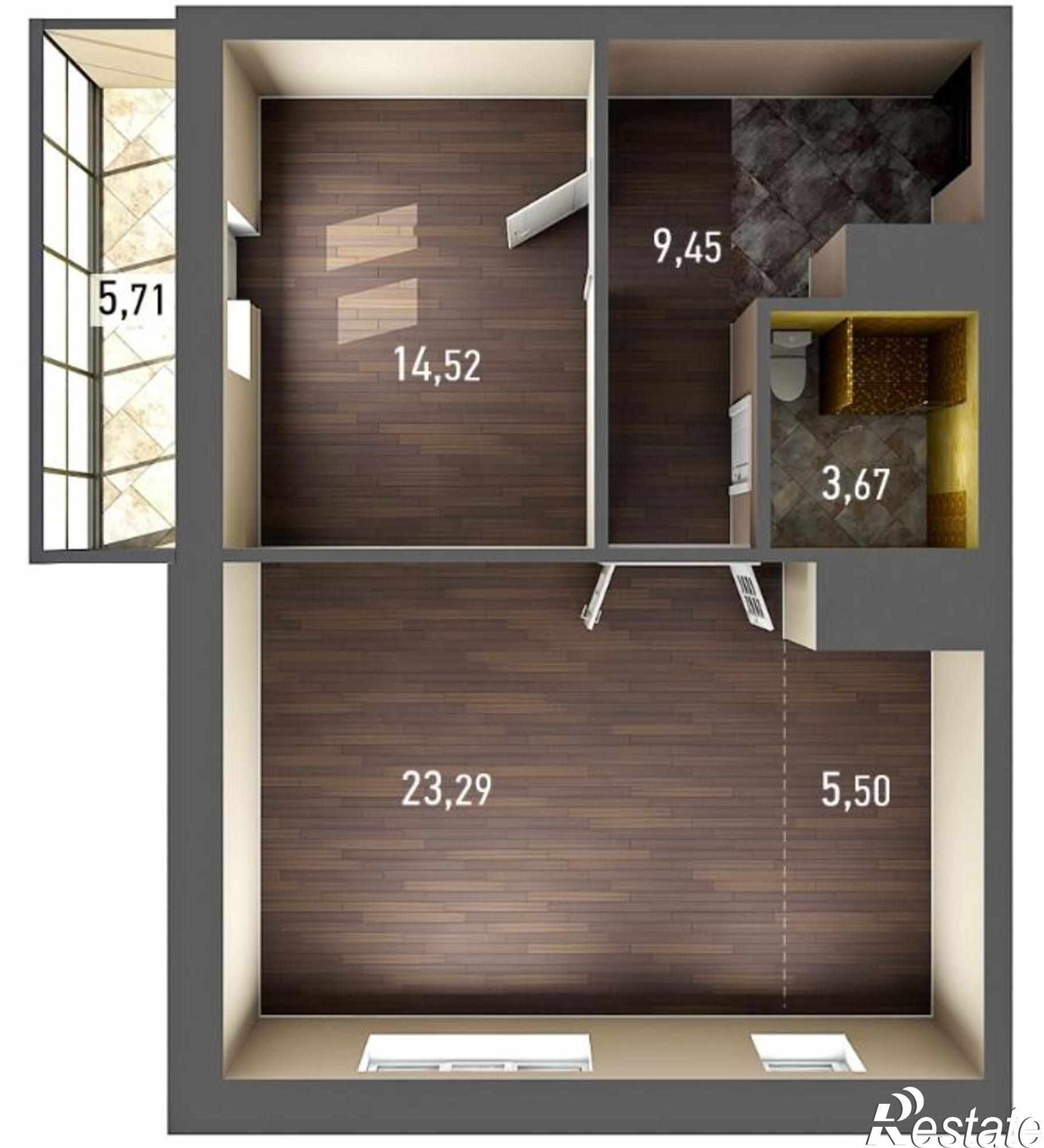 Купить квартиру за 4 637 250 рублей на Галеева, дом 2