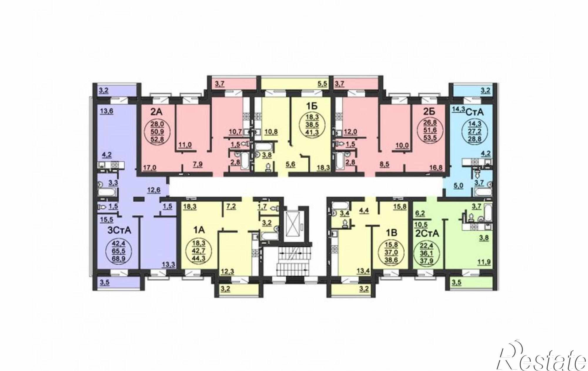 Купить квартиру за 2 277 400 рублей на ул. Заслонова,13 к3 стр
