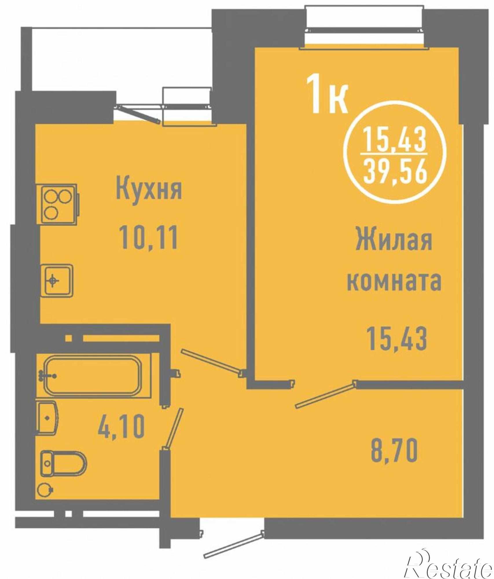 Купить квартиру за 2 880 000 рублей на ул. Кавалерийская,11 стр