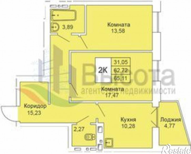 2-комн квартира в новом доме ул. Гоголя,205/1