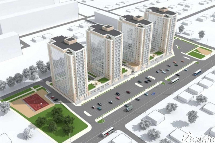 1-комн квартира в новом доме ул. Кирова,221/1