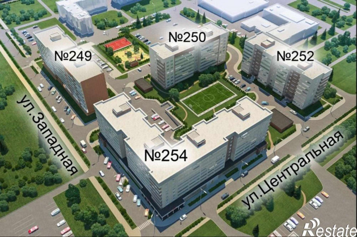 2-комн квартира в новом доме Краснообский поселок,250