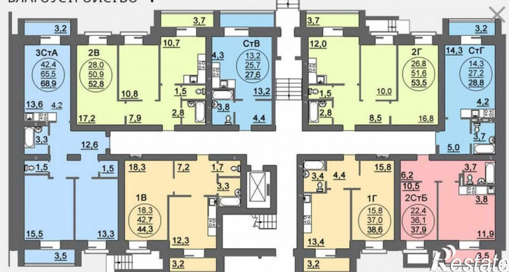 2-комн квартира в новом доме ул. Заслонова,13 к4 стр