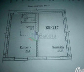 1-комн, 54кв м, этаж 4/5 Локтинская,6/1