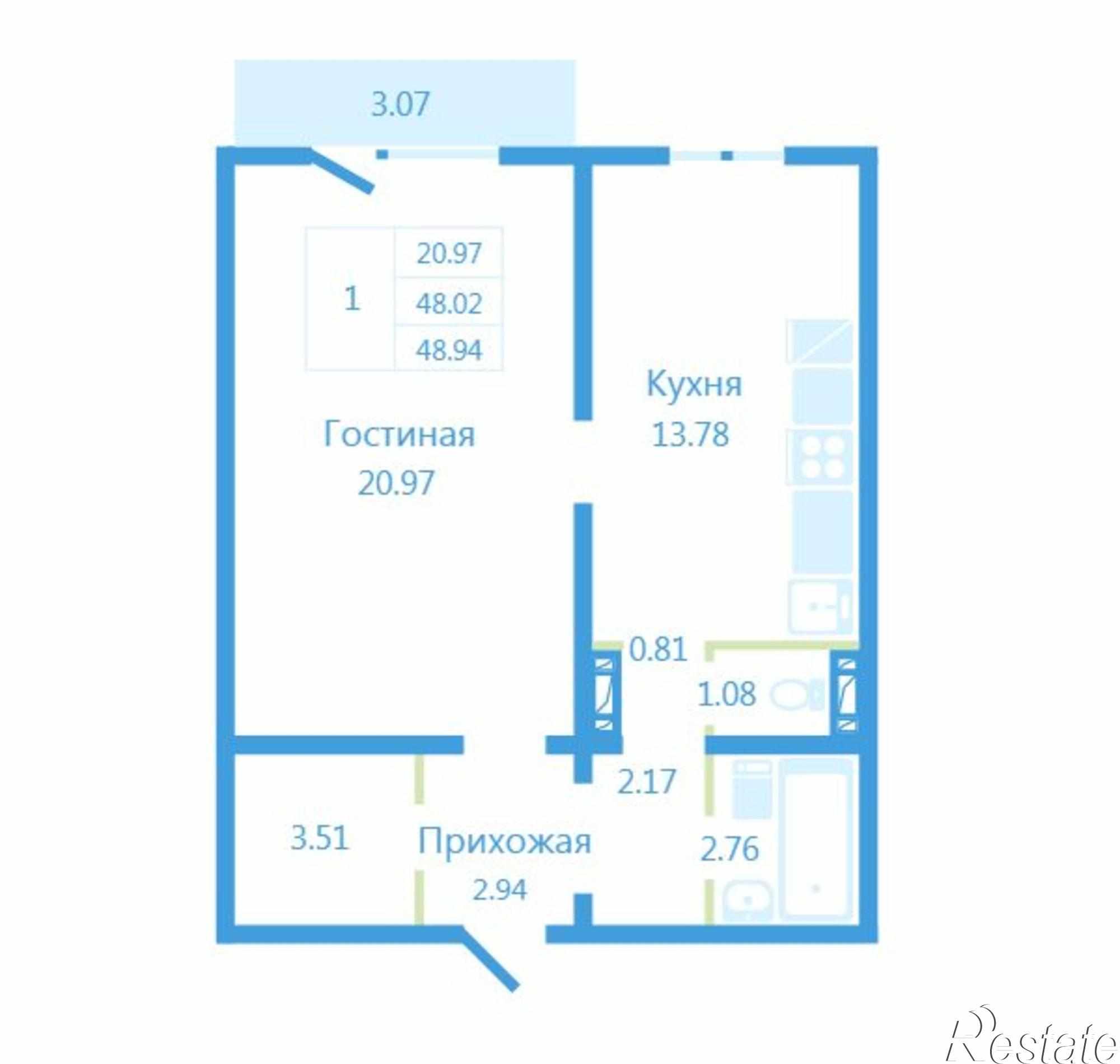 Купить квартиру за 1 500 000 рублей на ул. Бронная,38/3