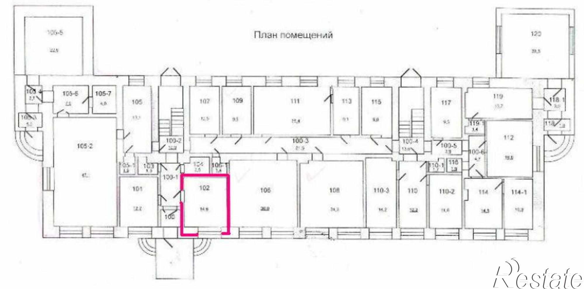 Сдать офис, помещение под офис за 11 000 рублей на Гагарина улица, 96а