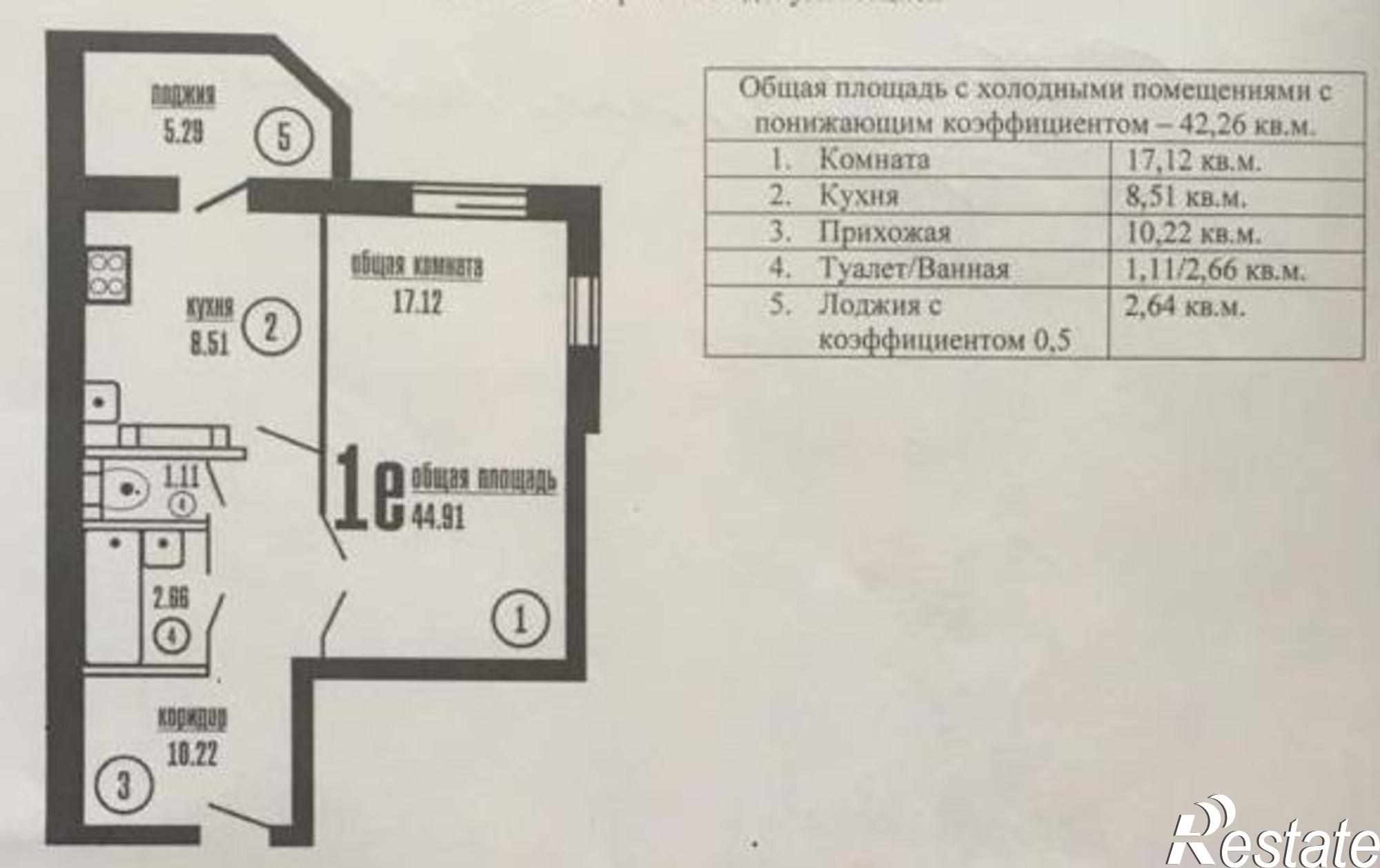 Купить квартиру за 1 750 000 рублей на Нововосточная Улица
