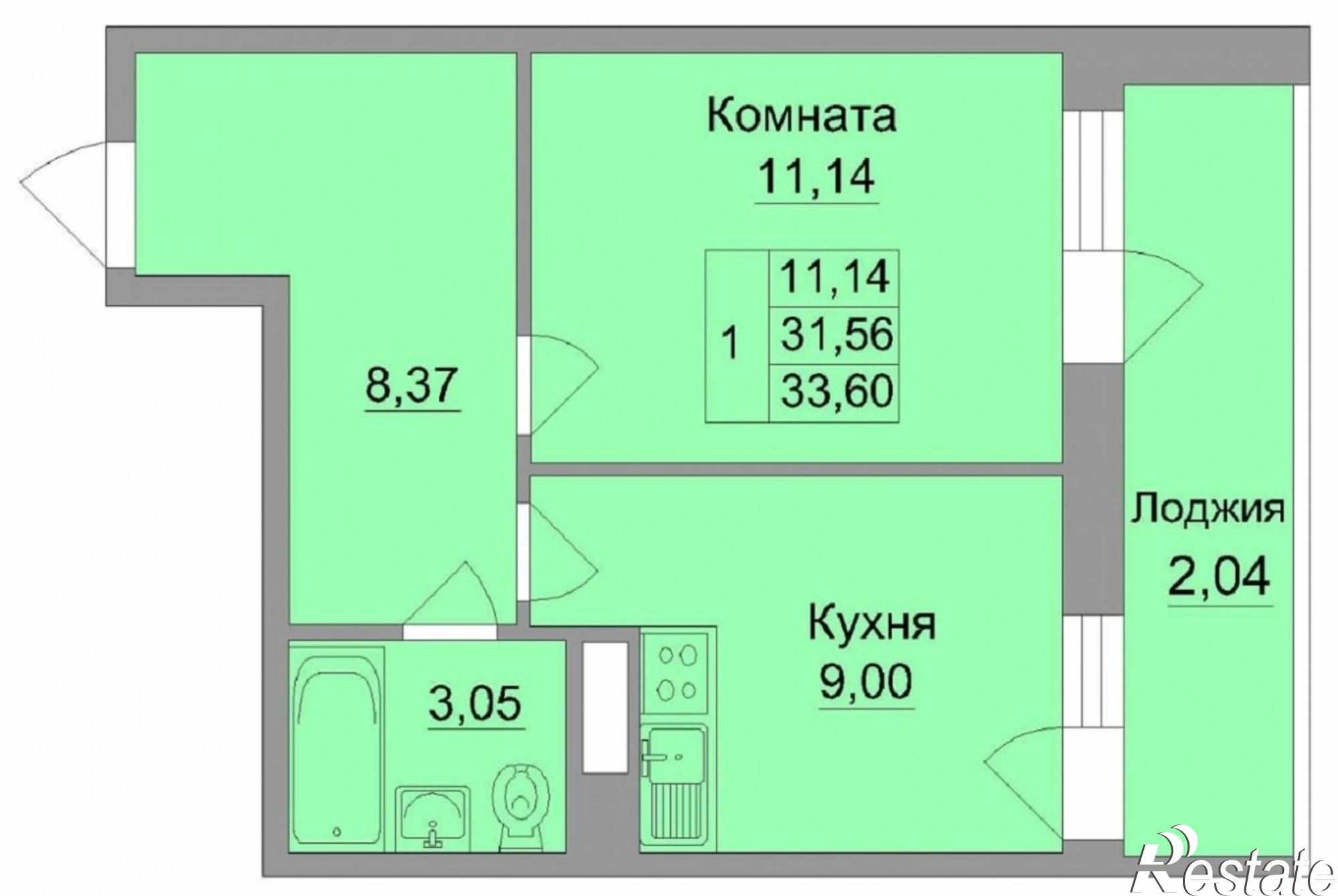 Купить квартиру за 1 960 000 рублей на Пановой