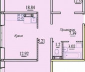 3-комн, 87 кв м, этаж 6/10 ул. Высоцкого,171 стр
