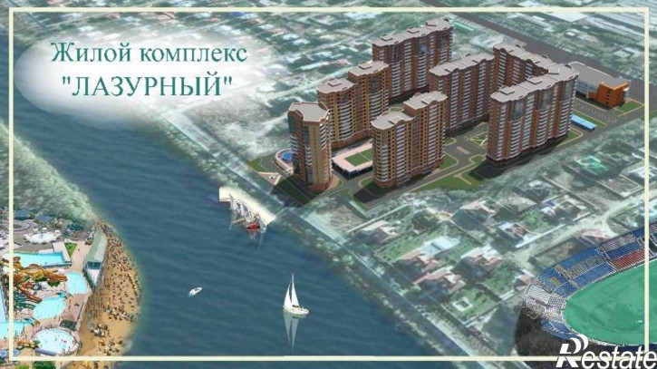 2-комн квартира в новом доме Латышева Улица