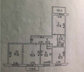 4-комн, 74кв м, этаж 5/5 Авиагородок микрорайон, 101