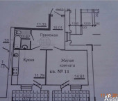 1-комн, 44 кв м, этаж 3/3 энгельса улица, 101