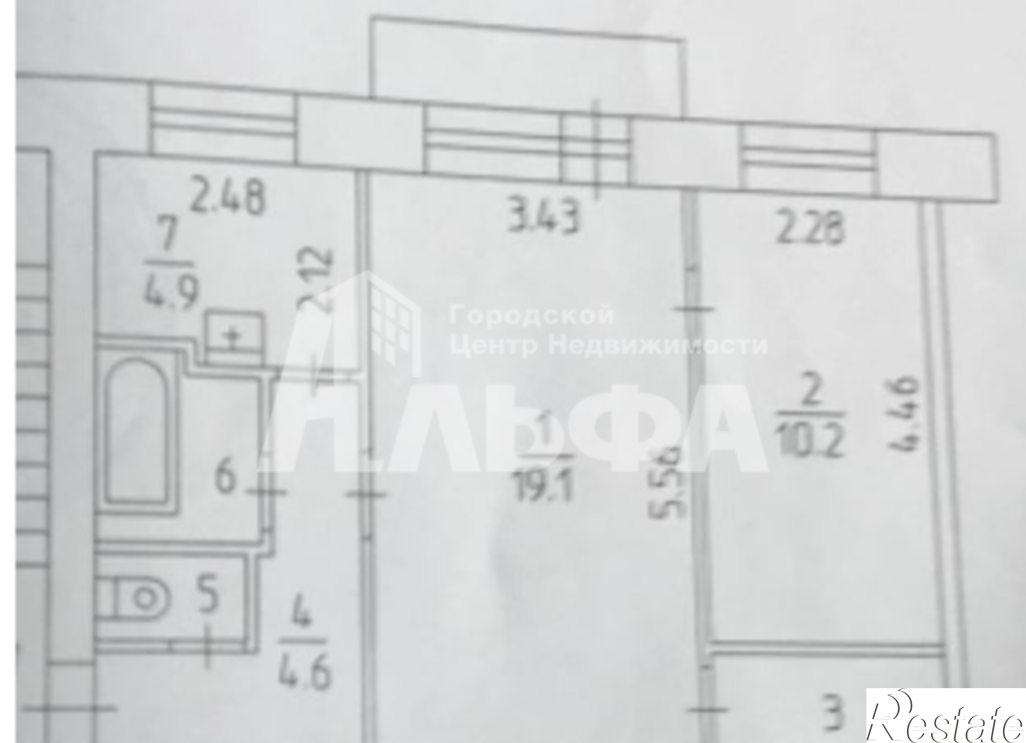 Купить квартиру за 1 745 000 рублей на Судозаводская улица, 24