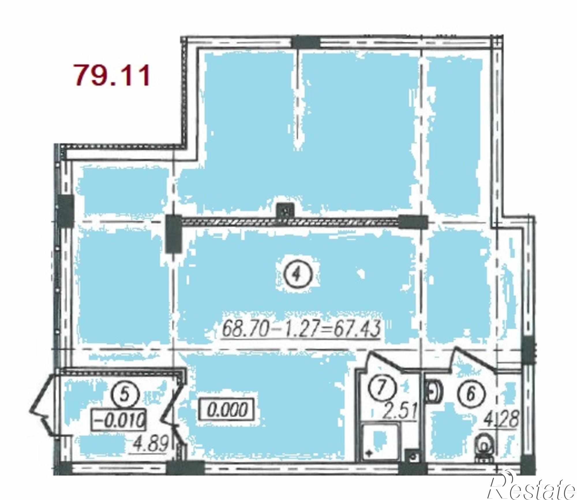 Купить торговое помещение за 3 844 500 рублей на ул. Осканова, д. 7