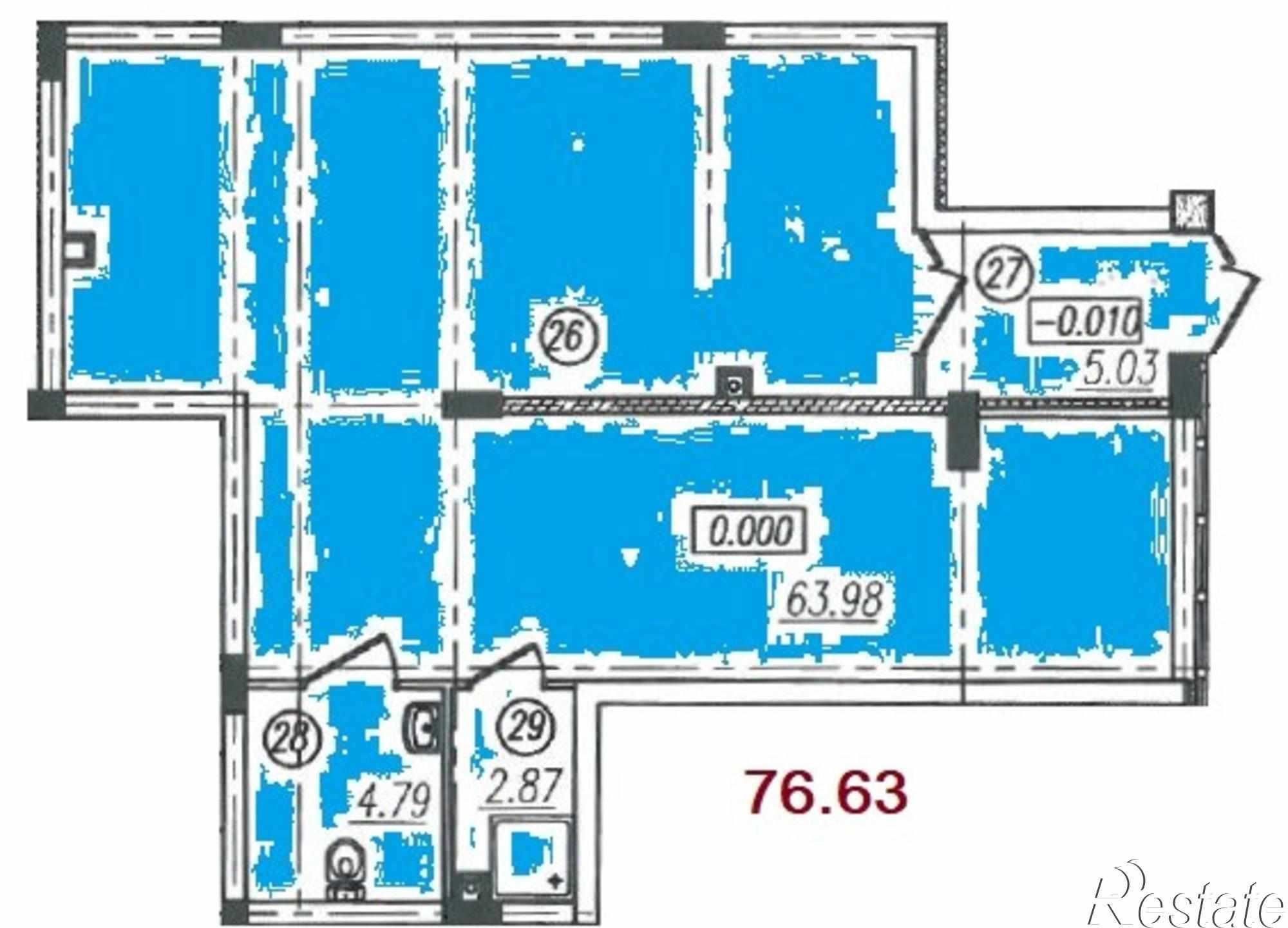 Купить торговое помещение за 3 844 500 рублей на ул. Осканова, д. 7