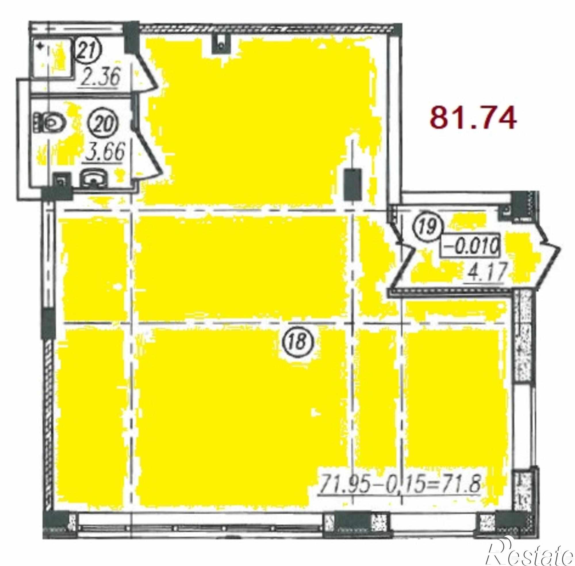 Купить торговое помещение за 3 844 500 рублей на ул. Осканова, д. 7