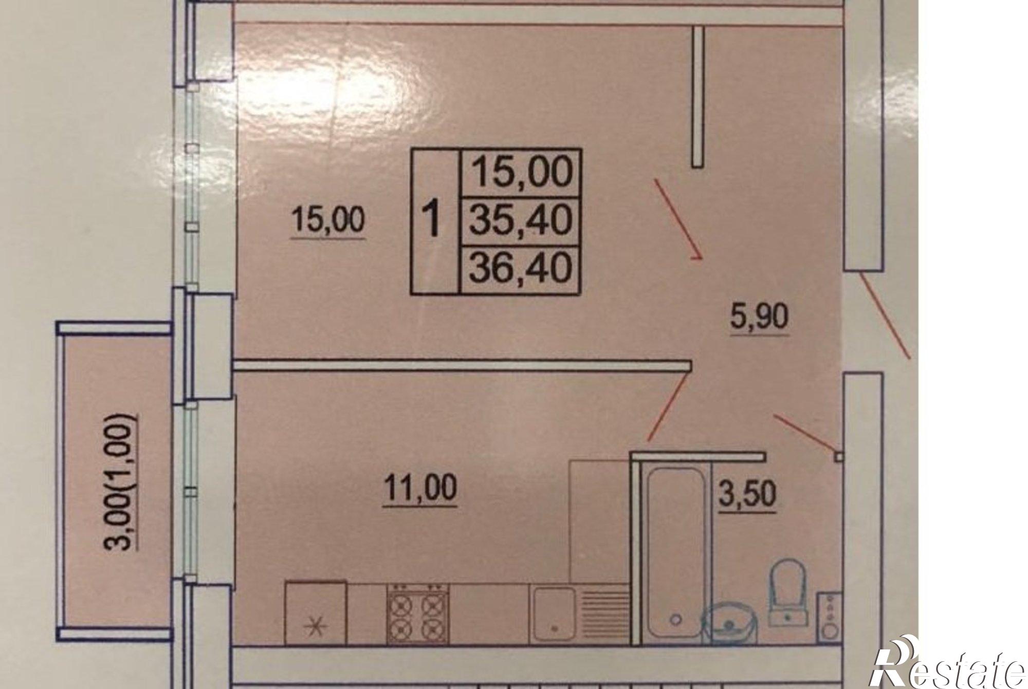 Купить квартиру за 3 900 000 рублей на им Ивана Рослого 18