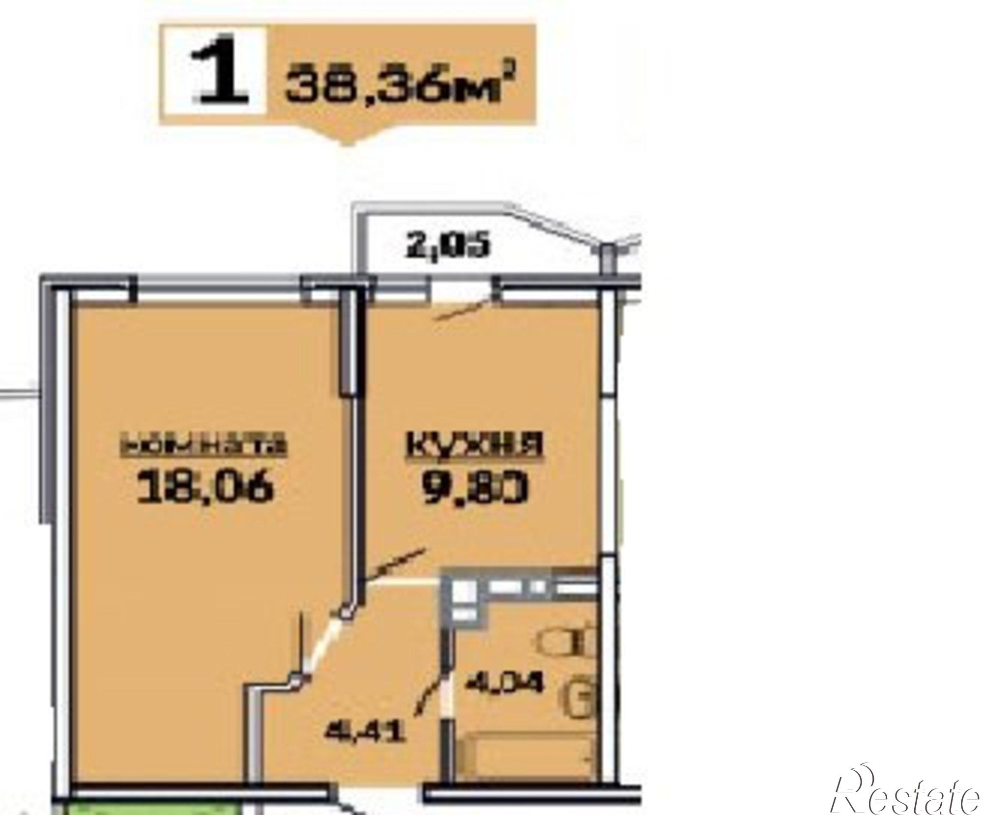 Купить квартиру за 3 823 000 рублей на Командорская 5/3
