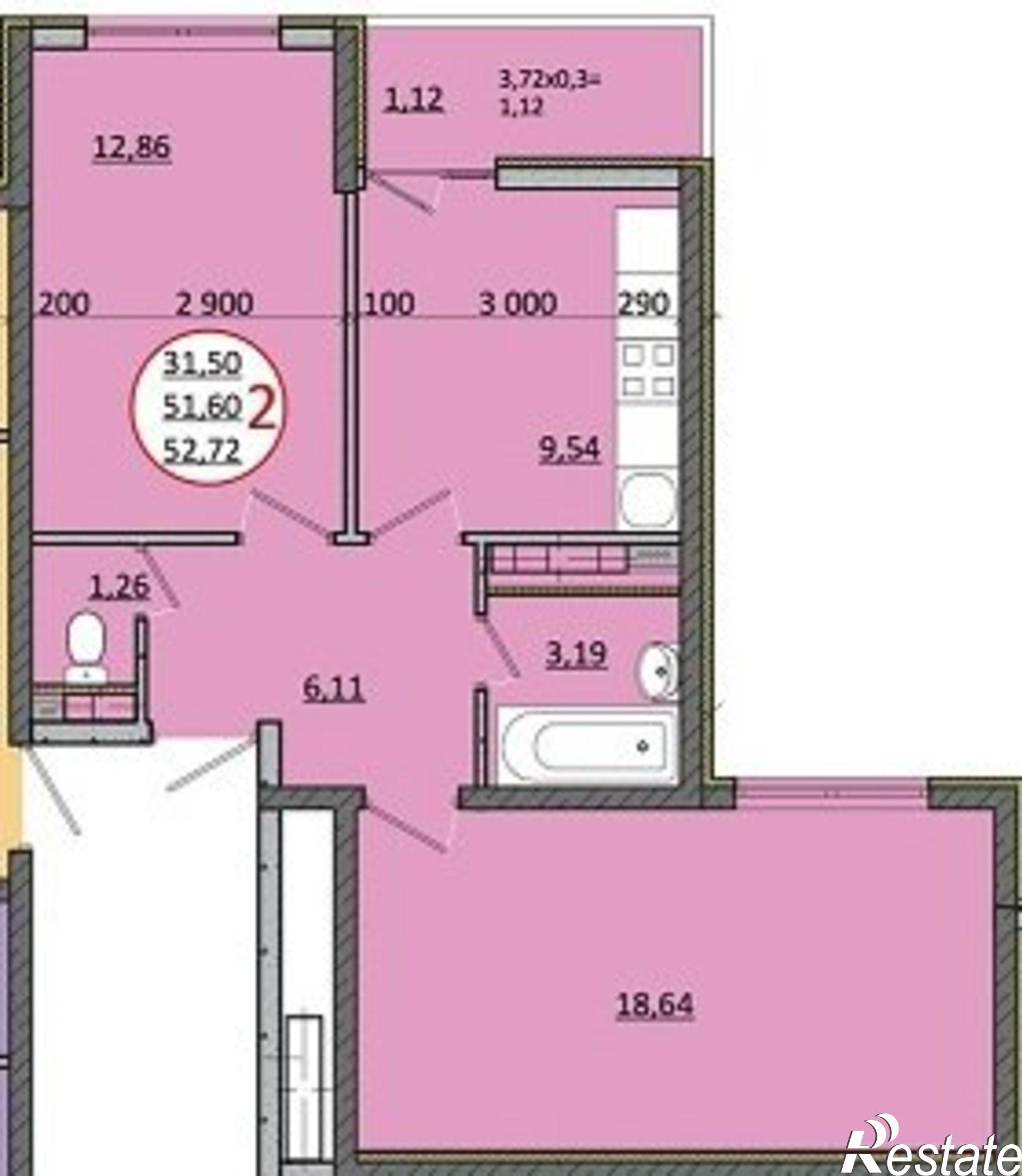Купить квартиру за 5 961 000 рублей на Уральская 117
