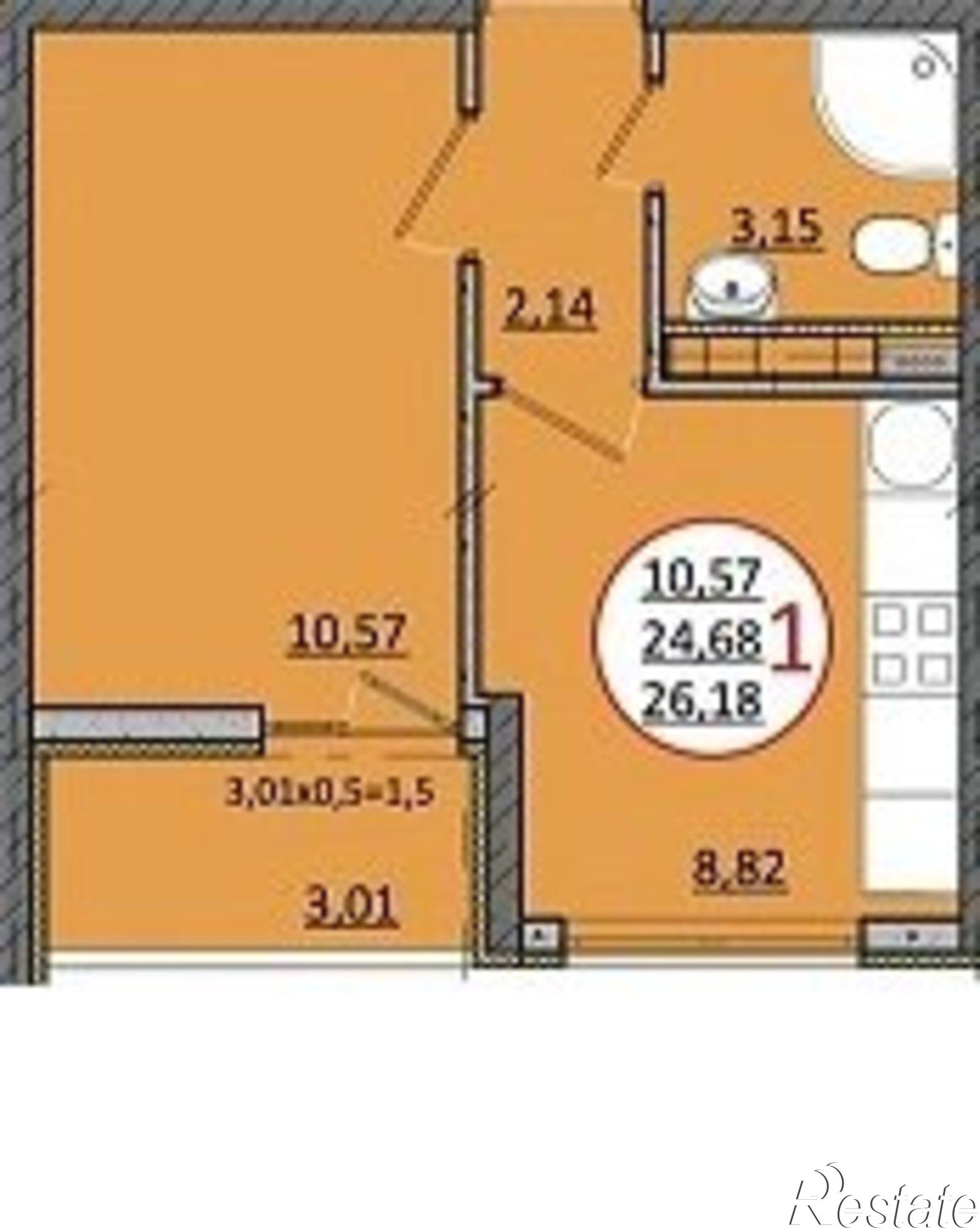 Купить квартиру за 3 500 000 рублей на Уральская 117
