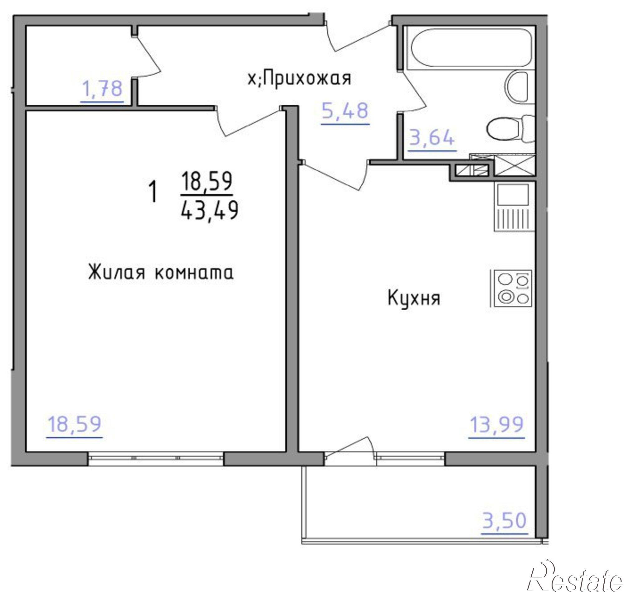 Купить квартиру за 4 400 000 рублей на им Лавочкина 17