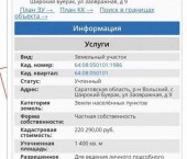 земля 1400 сот Заовражная ул