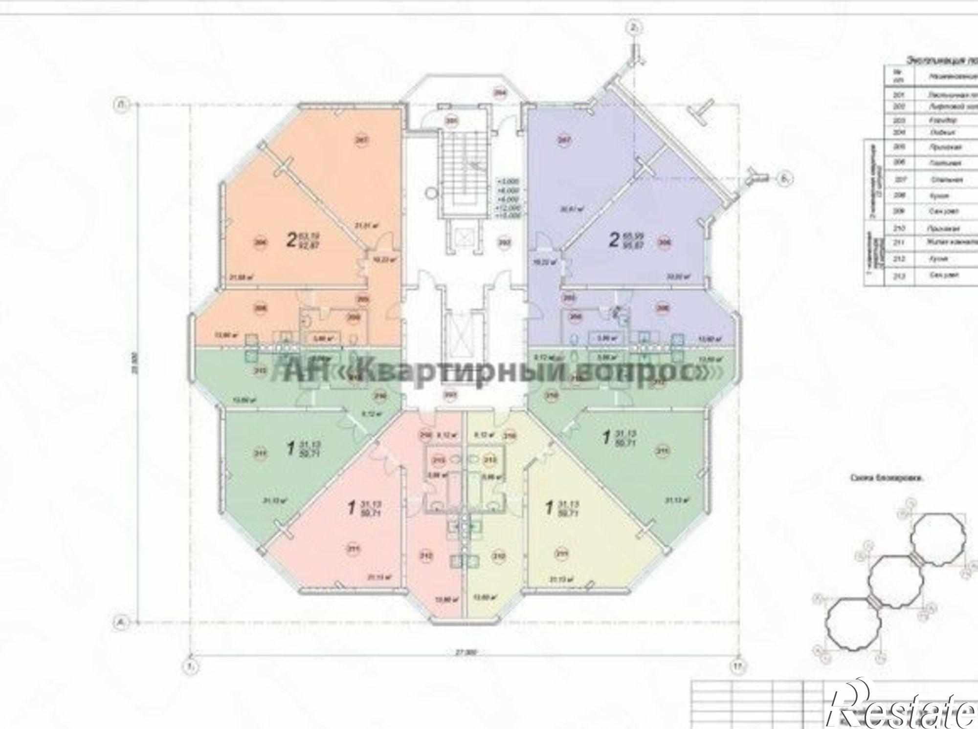 Купить квартиру за 7 192 500 рублей на Крылова ул, 113