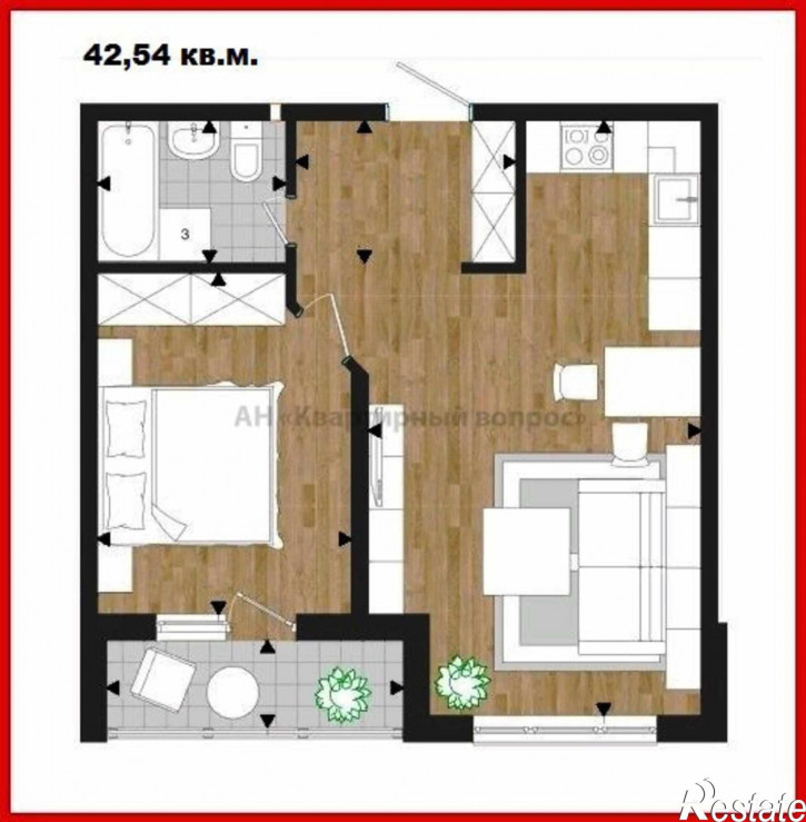 1-комн квартира в новом доме Супсехское ш, 39
