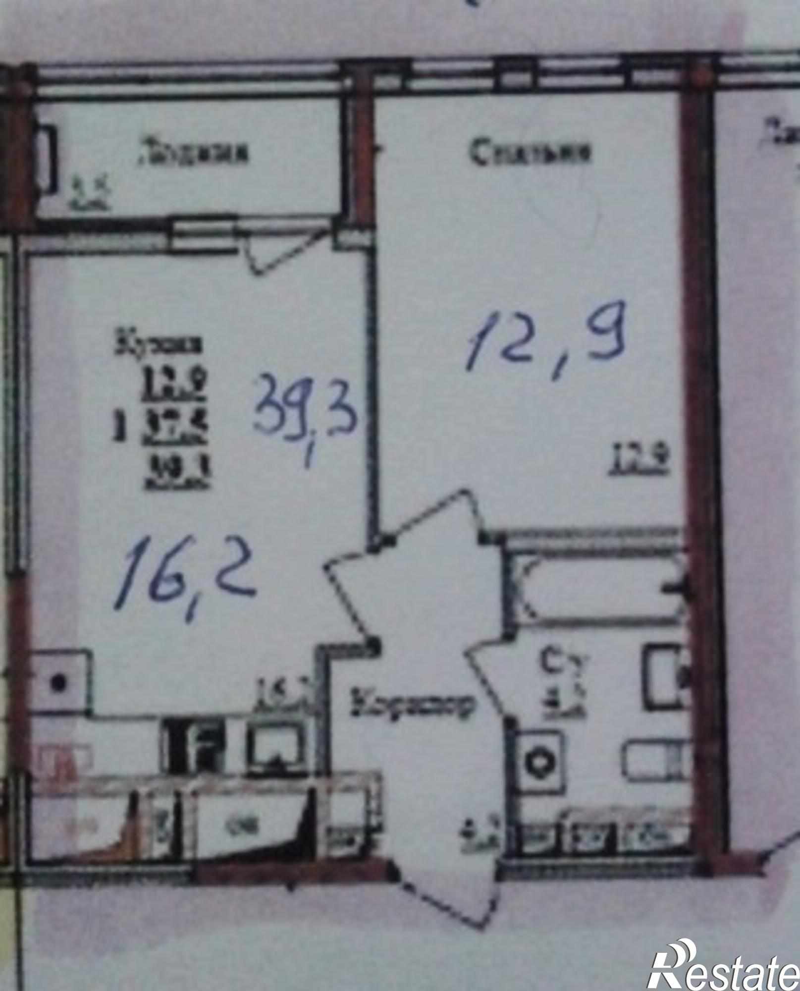 Купить квартиру за 1 700 000 рублей на Рязань г, Михайловское ш, 1к2