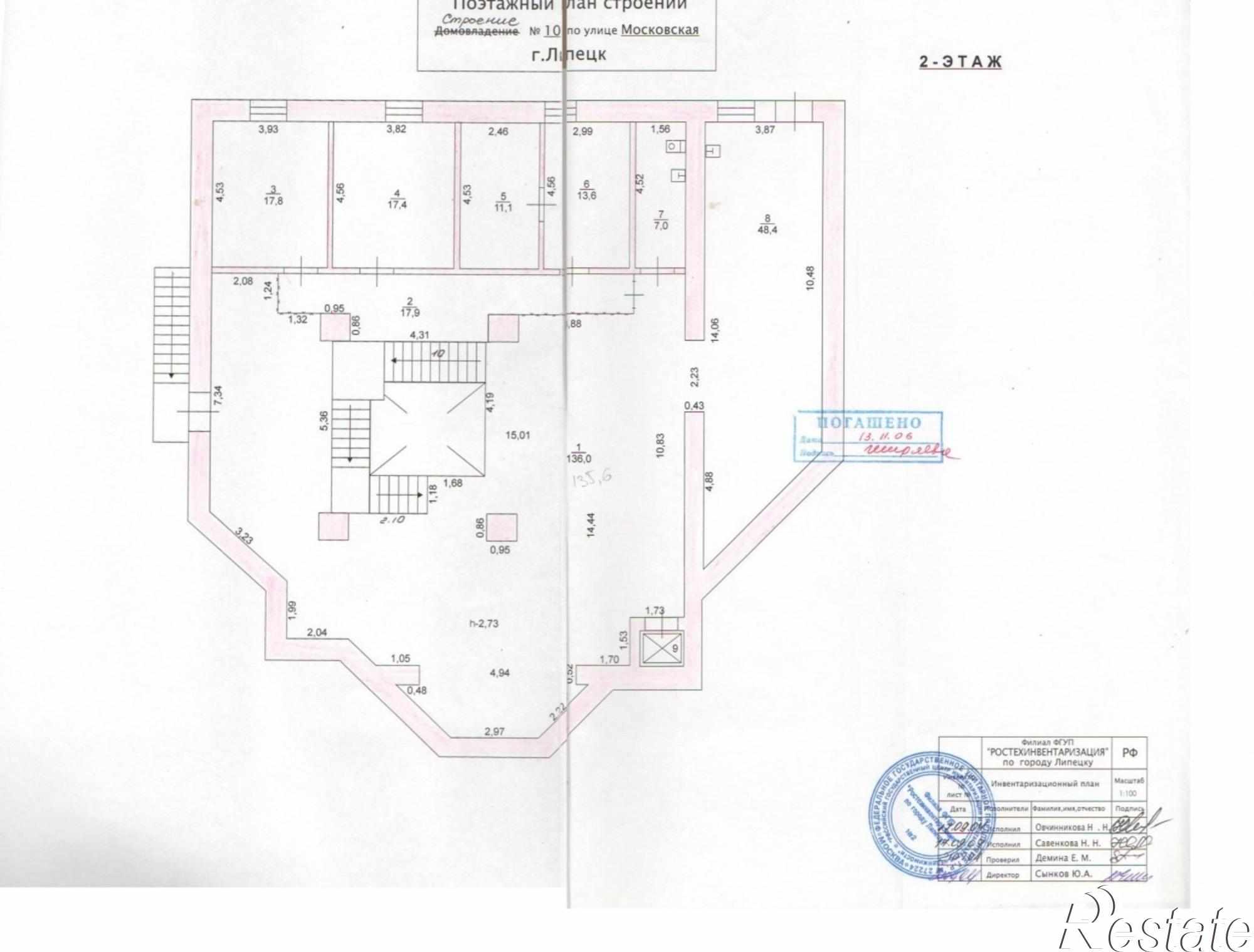 Купить торговое помещение за 60 000 000 рублей на ул. Московская, д. 10
