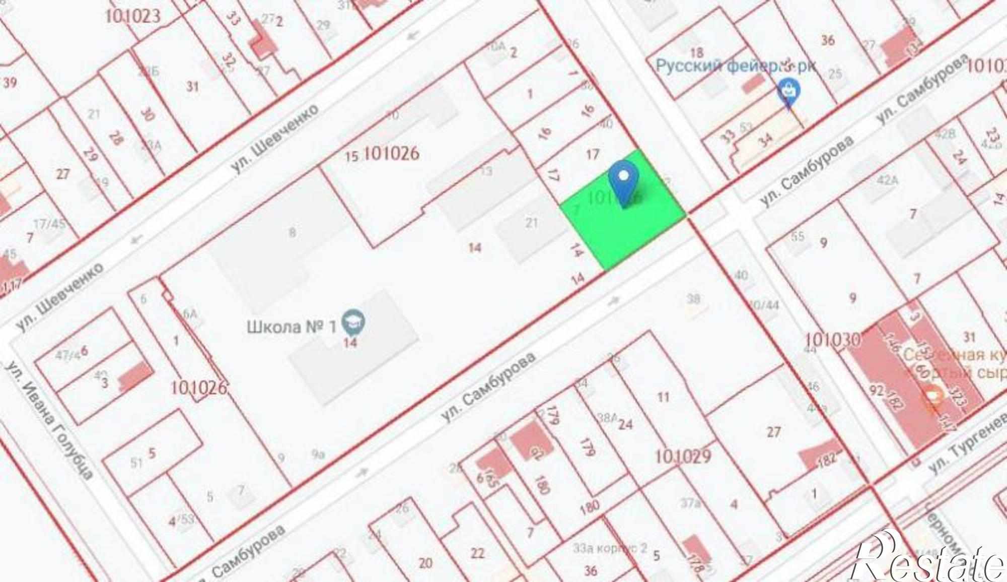 Купить землю, земельный участок за 25 000 000 рублей на Центральный район
