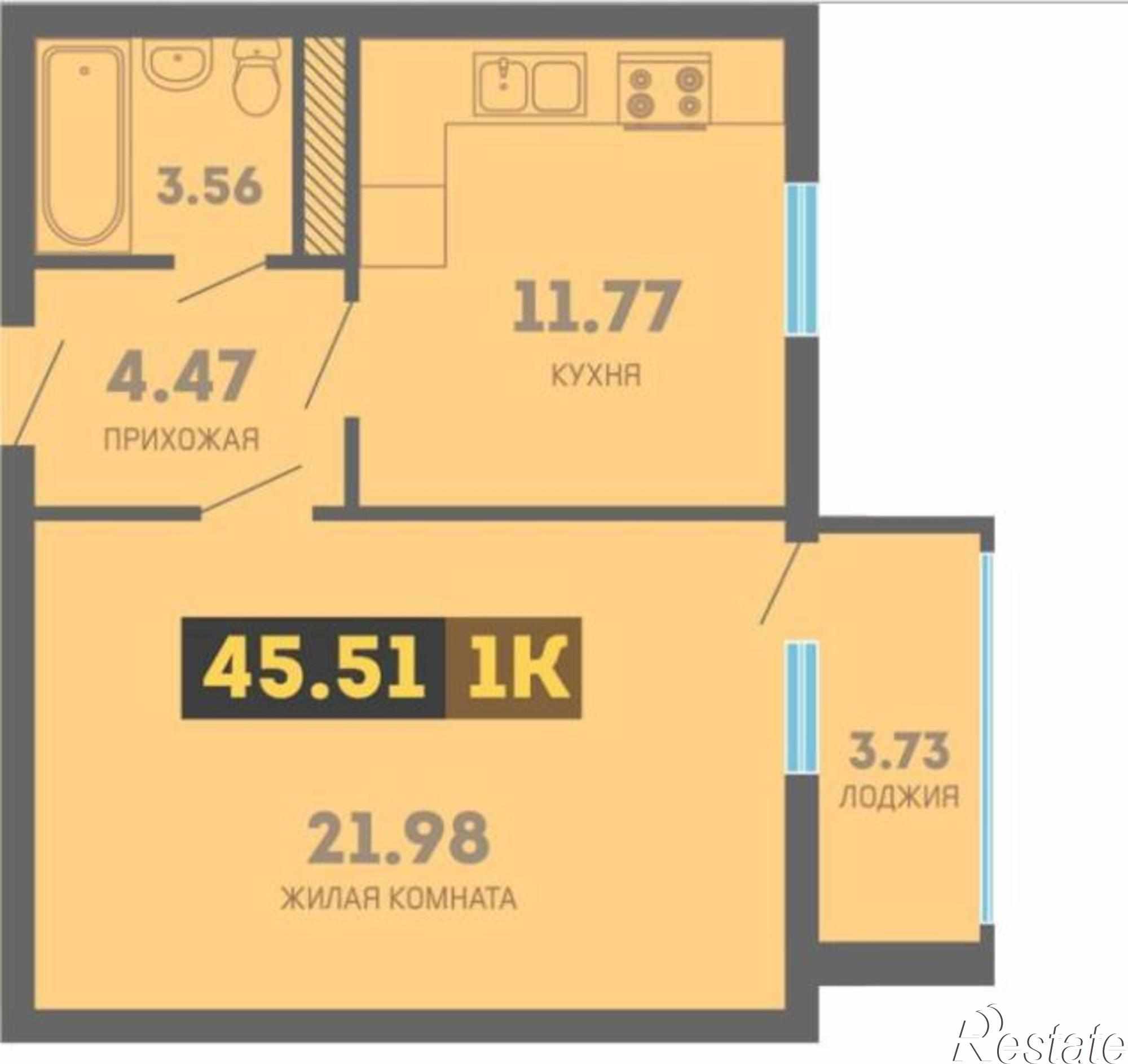 Купить квартиру за 5 500 000 рублей на Пионерский проспект, 47