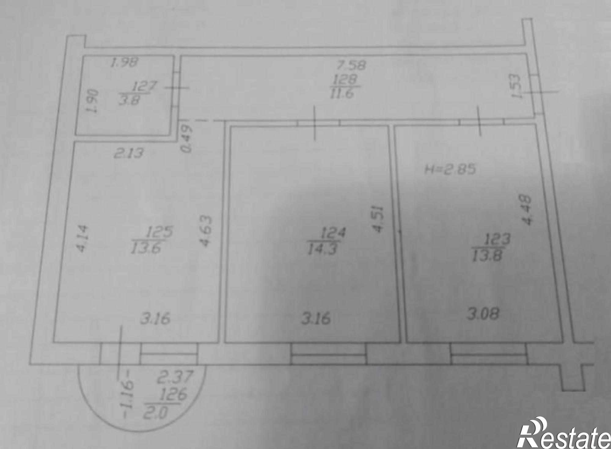 Купить квартиру за 9 800 000 рублей на Центральный район, 21