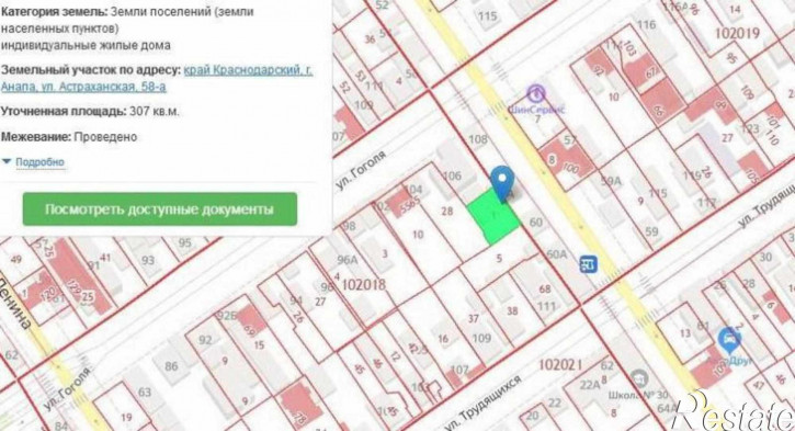 Земельный участок Южный рынок